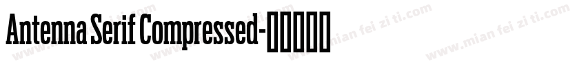 Antenna Serif Compressed字体转换